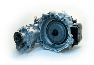 DQ250 gearbox perspective frontview